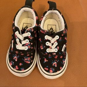 Toddler Slip On Classic Floral Vans - Size 5